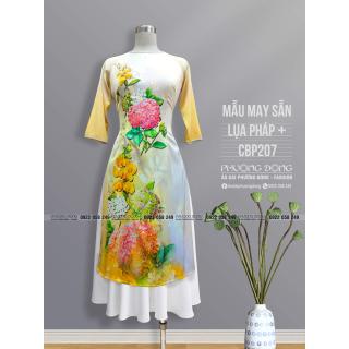 Áo Dài Cách Tân Lụa Pháp CBP207